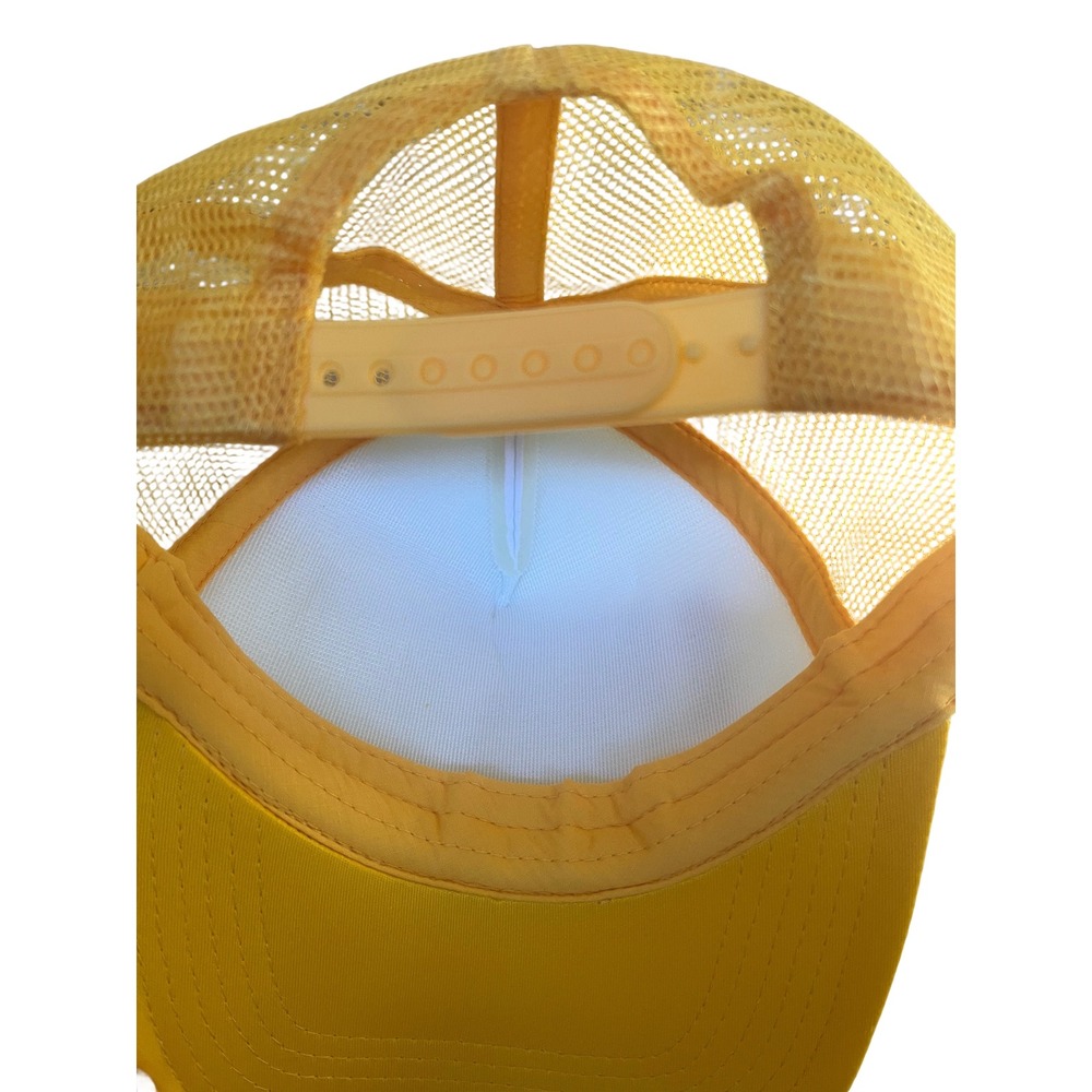Mega Cap Trucker Hat Women OSFA Yellow New Inked Mama Tattoo Graphic Snapback - Picture 2 of 6